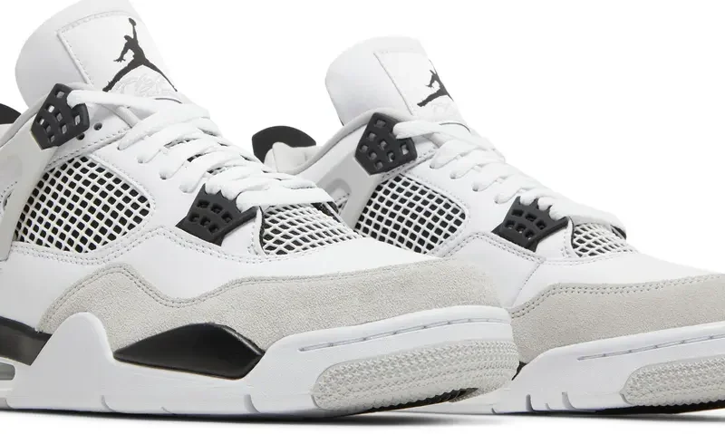 Alternative view of Air Jordan 4 Retro Military Black