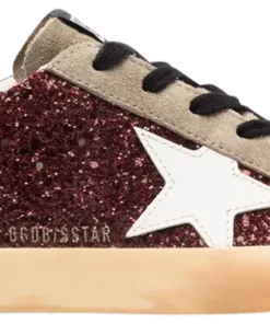 Golden Goose Superstar Bordeaux Glitter