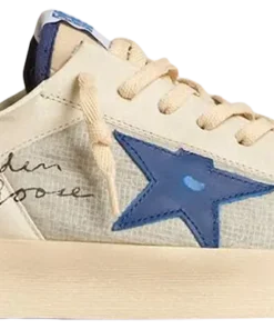 Golden Goose Stardan Ivory Blue Star