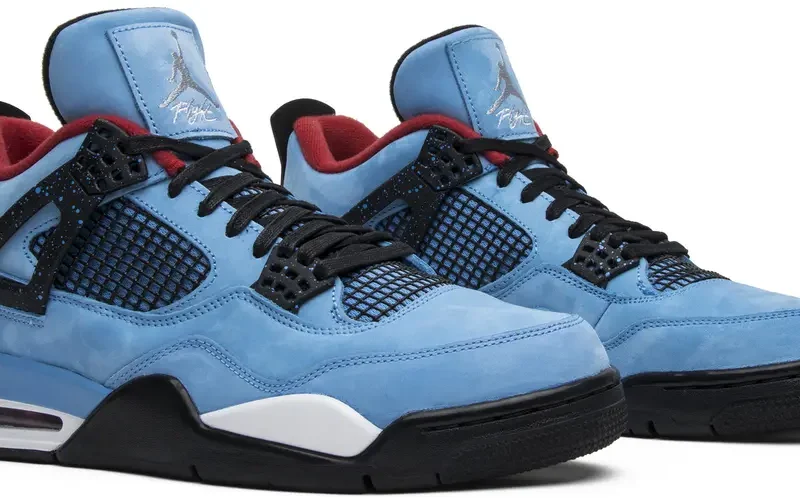 Alternative view of Air Jordan 4 Retro x Travis Scott 'Cactus Jack'