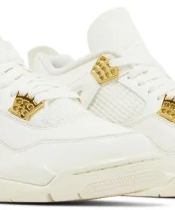 Alternative view of Wmns Air Jordan 4 Retro Metallic Gold