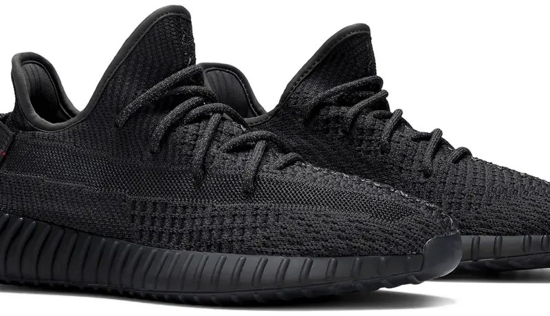 Alternative view of Adidas Yeezy Boost 350 V2 Black Reflective