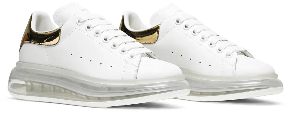 Alexander McQueen Oversized Sneaker 'Clear Sole - White Gold' - immagine 3