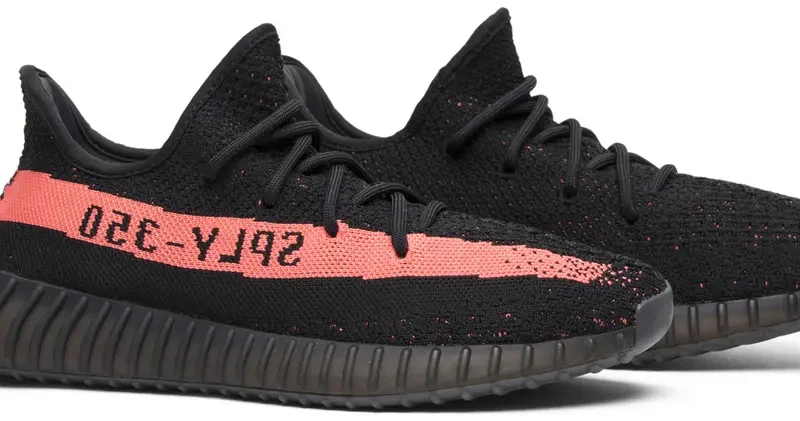 Alternative view of adidas Yeezy Boost 350 V2 Red