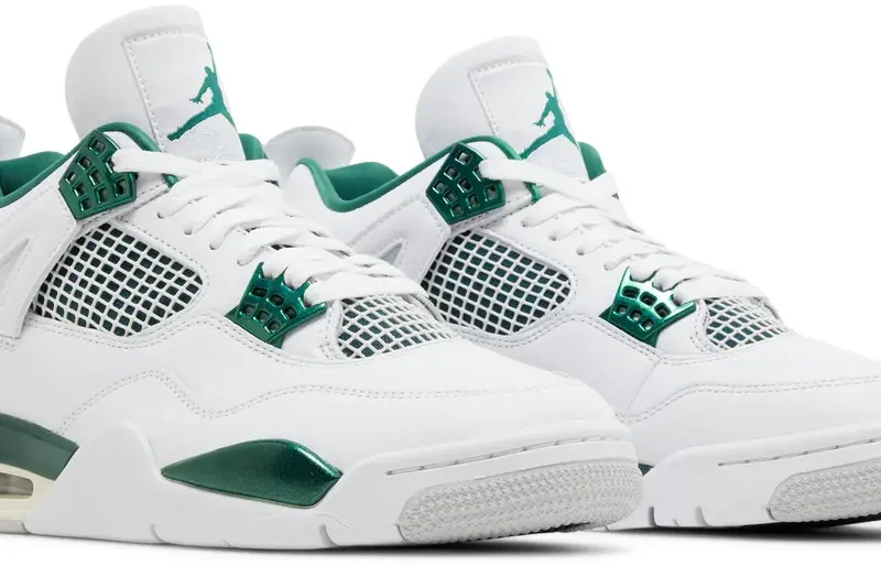 Alternative view of Air Jordan 4 Retro 'Oxidized Green'