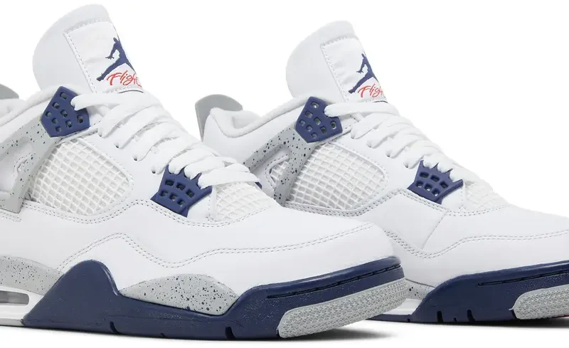 Alternative view of Air Jordan 4 Retro Midnight Navy