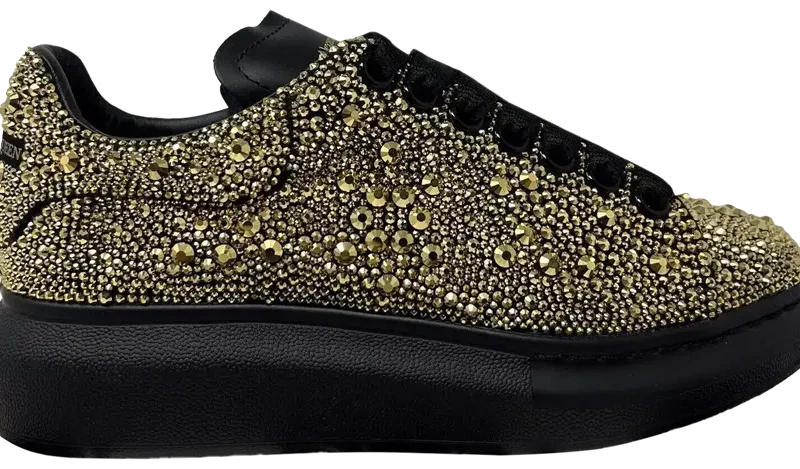 Alexander McQueen Oversized Sneaker 'Black Crystal Gold'