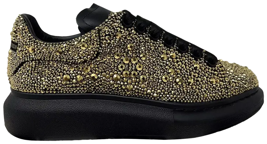 Alexander McQueen Oversized Sneaker 'Black Crystal Gold'