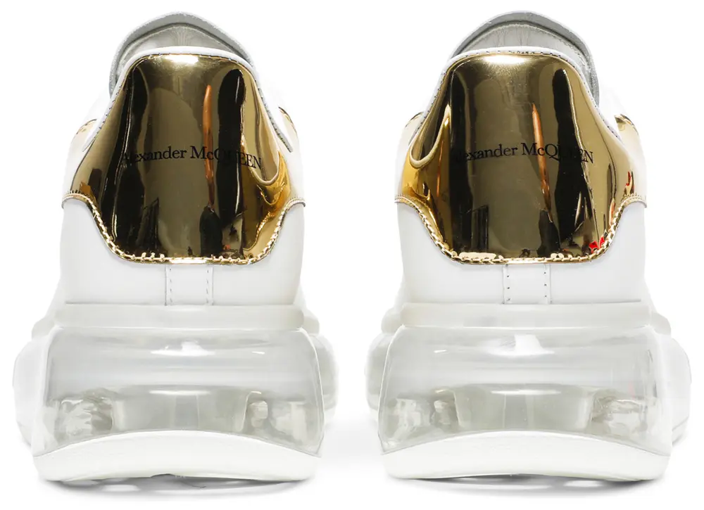 Alexander McQueen Oversized Sneaker 'Clear Sole - White Gold' - immagine 4