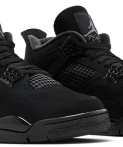 Alternative view of Air Jordan 4 Retro Black Cat