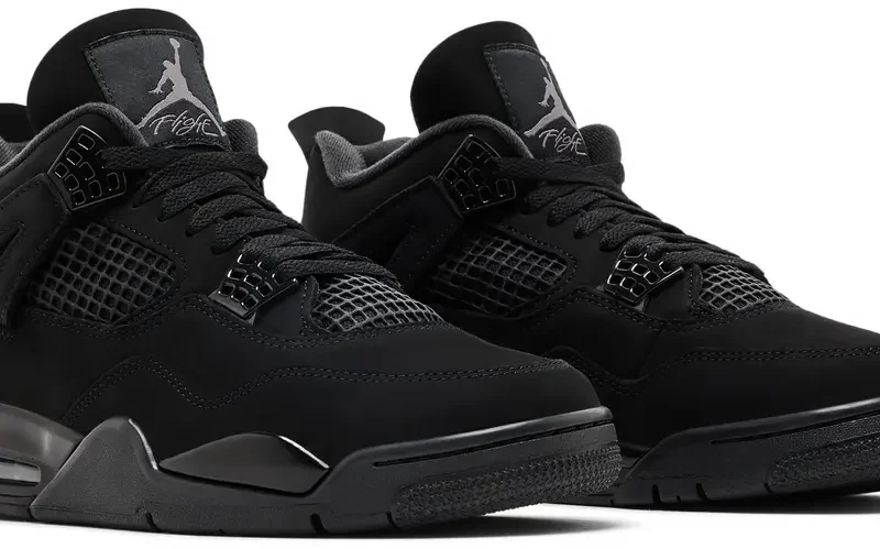 Alternative view of Air Jordan 4 Retro Black Cat