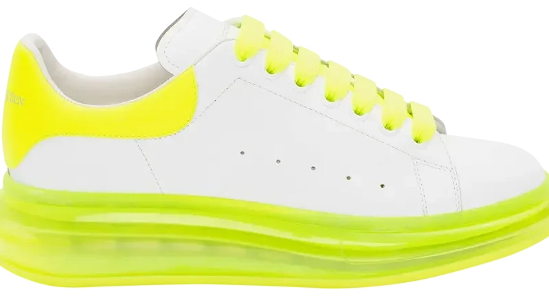 Alexander McQueen Oversized Sneaker 'White Flourescent Yellow'