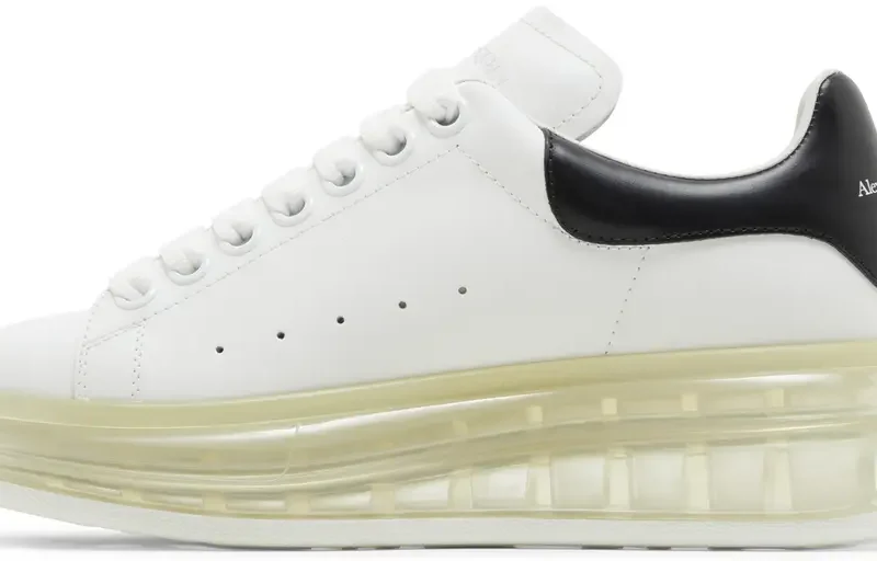 Alternative view of Alexander McQueen Wmns Oversized Sneaker 'White Black'