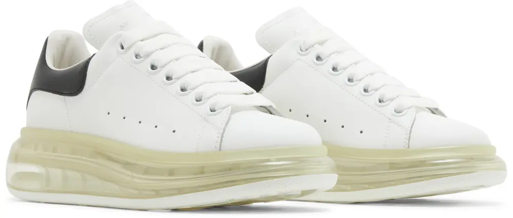 Alexander McQueen Wmns Oversized Sneaker 'White Black' - immagine 3