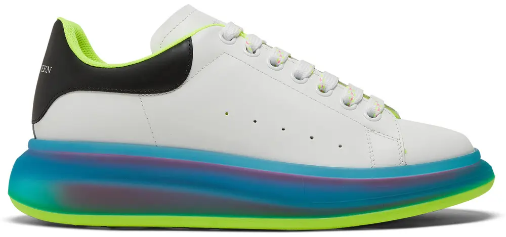 Alexander McQueen Oversized Sneaker 'Transparent Sole - White Iridescent'