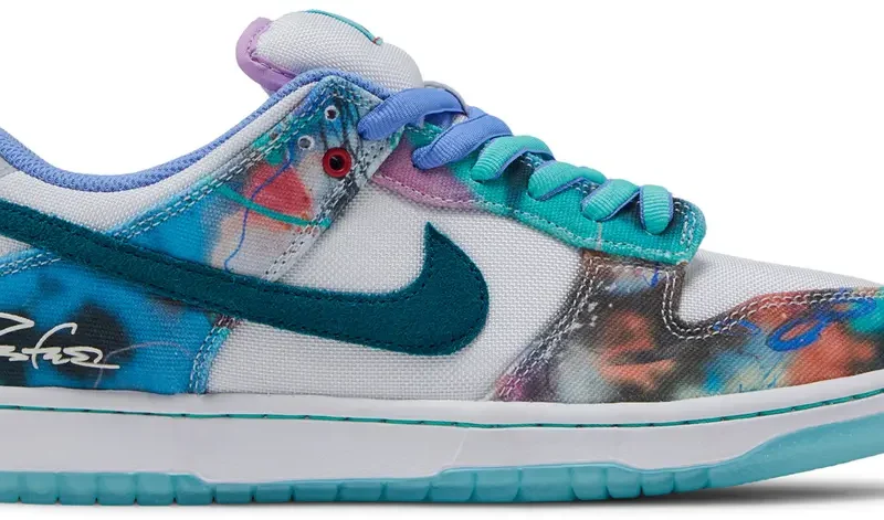 Futura Laboratories x Nike Dunk Low SB Bleached Aqua