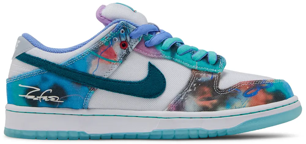 Futura Laboratories x Nike Dunk Low SB Bleached Aqua