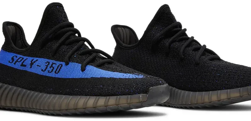 Alternative view of Adidas Yeezy Boost 350 V2 'Dazzling Blue'