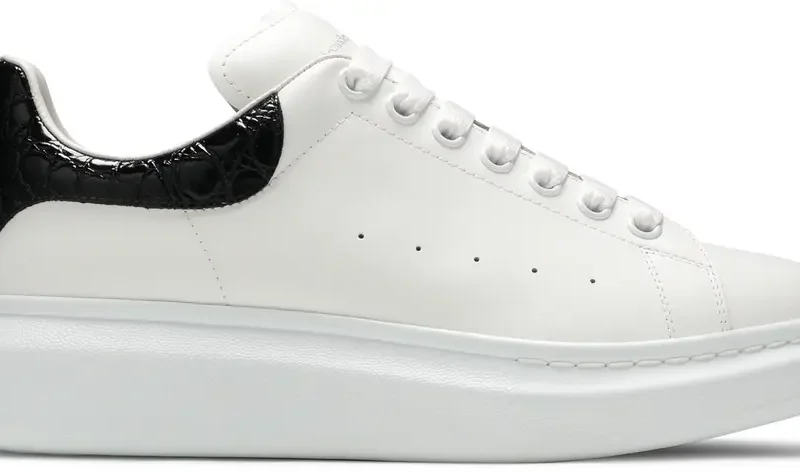 Alexander McQueen Oversized Sneaker 'Black Crocodile'