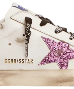Golden Goose Superstar White Lavender Glitter