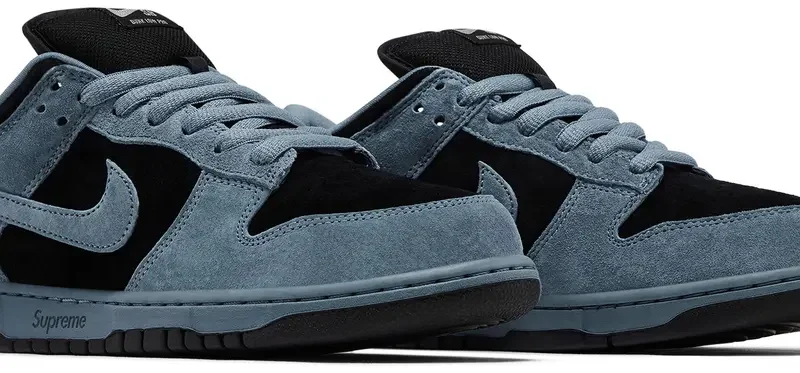 Alternative view of Supreme x Nike Dunk Low SB Ocean Fog