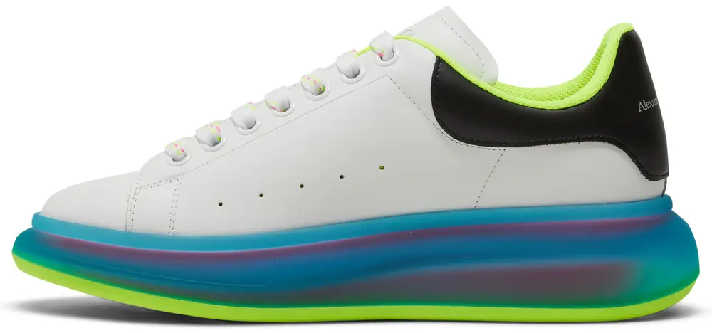 Alexander McQueen Oversized Sneaker 'Transparent Sole - White Iridescent' - immagine 2