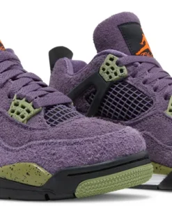 Alternative view of Air Jordan 4 Retro Canyon Purple