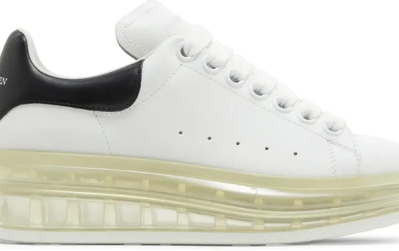 Alexander McQueen Wmns Oversized Sneaker 'White Black'