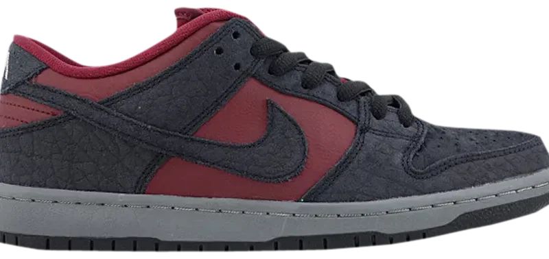 Nike Dunk Low Pro SB Black Team Red