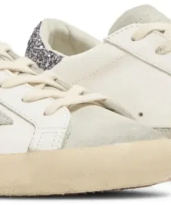 Alternative view of Golden Goose Superstar White Grey Glitter