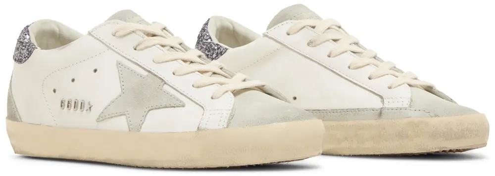 Golden Goose Superstar White Grey Glitter - immagine 2