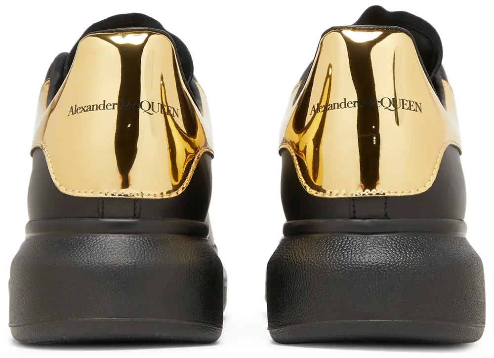 Alexander McQueen Oversized Sneaker Black Gold - immagine 4