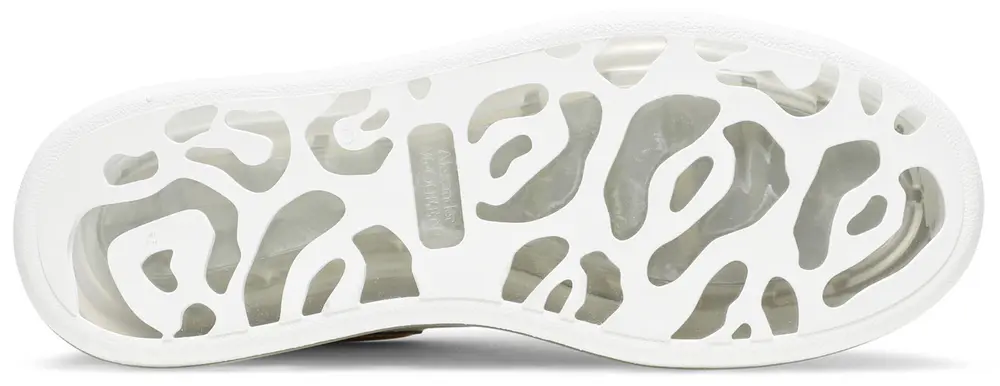 Alexander McQueen Oversized Sneaker 'Clear Sole - White Gold' - immagine 5