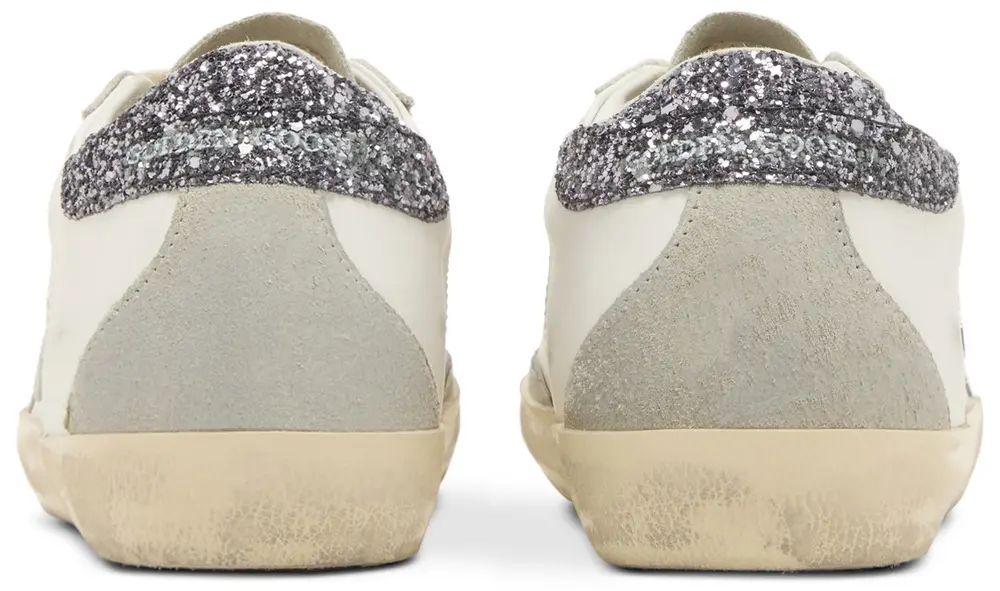Golden Goose Superstar White Grey Glitter - immagine 4