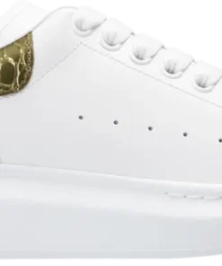 Alexander McQueen Oversized Sneaker 'Gold Crocodile'