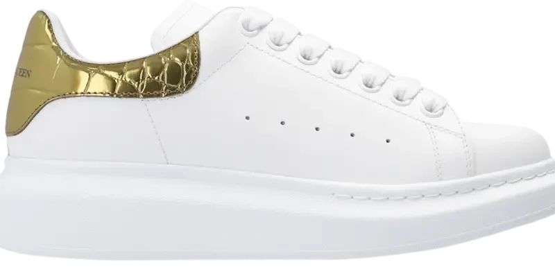 Alexander McQueen Oversized Sneaker 'Gold Crocodile'