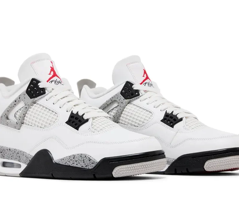 Alternative view of Air Jordan 4 Retro OG White Cement