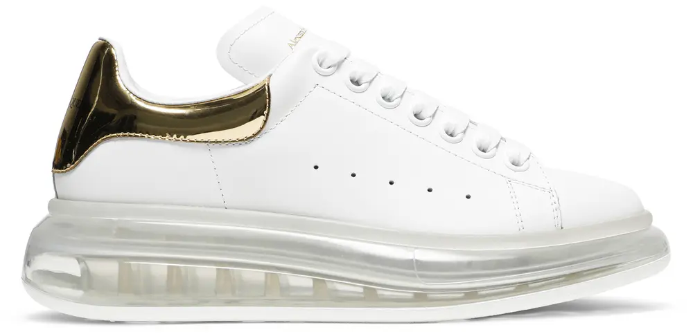Alexander McQueen Oversized Sneaker 'Clear Sole - White Gold'