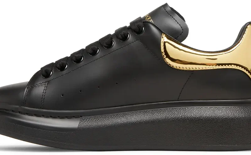 Alternative view of Alexander McQueen Oversized Sneaker Black Gold