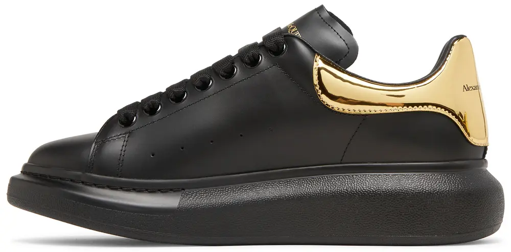 Alexander McQueen Oversized Sneaker Black Gold - immagine 2
