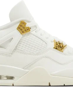 Wmns Air Jordan 4 Retro Metallic Gold