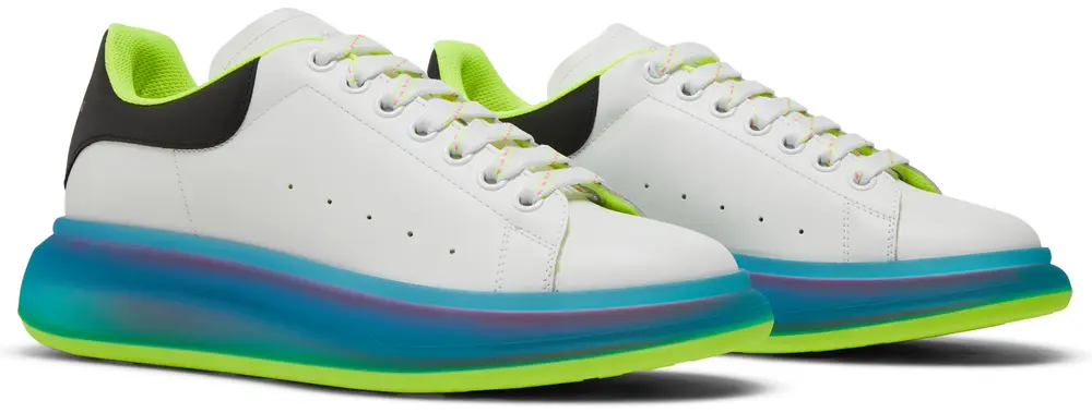 Alexander McQueen Oversized Sneaker 'Transparent Sole - White Iridescent' - immagine 3