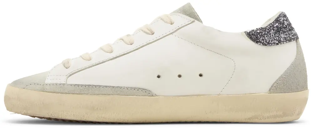 Golden Goose Superstar White Grey Glitter - immagine 3