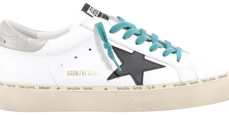 Golden Goose Hi Star White Grey