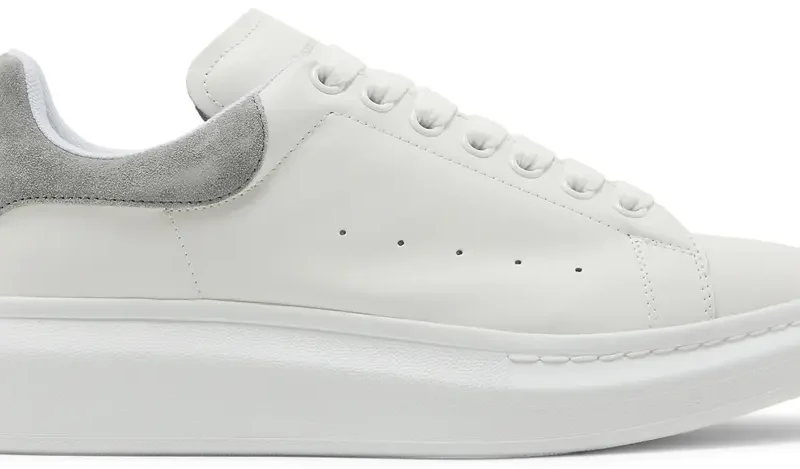 Alexander McQueen Oversized Sneaker 'White Grey Suede'