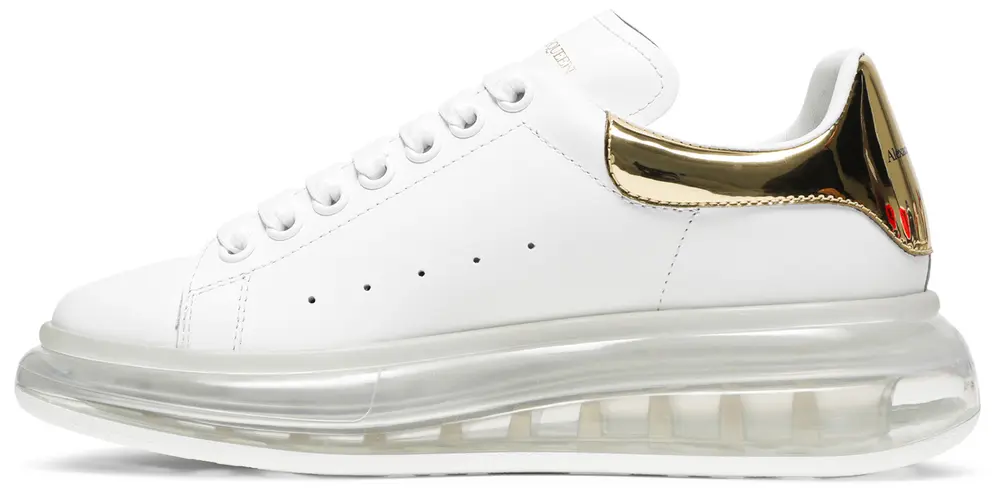 Alexander McQueen Oversized Sneaker 'Clear Sole - White Gold' - immagine 2
