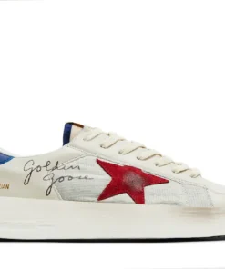 Golden Goose Stardan White Blue Red