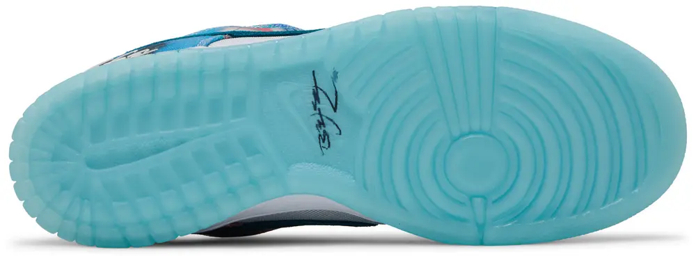 Futura Laboratories x Nike Dunk Low SB Bleached Aqua - immagine 5